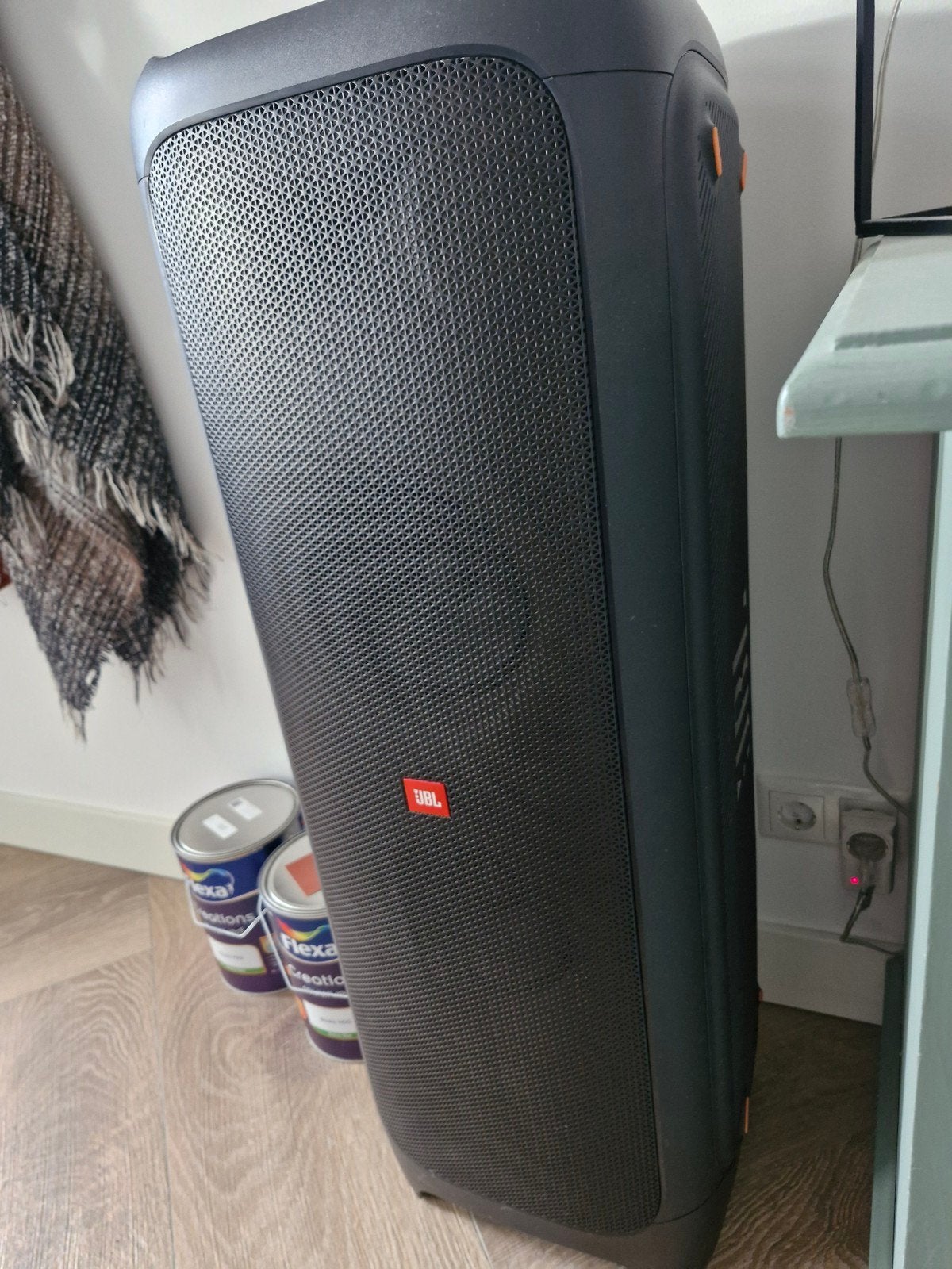 JBL PartyBox 1000 - Krachtige Party Speaker Lichteffecten, JBL, Party speaker, Zo goed als nieuw, AUX-ingang