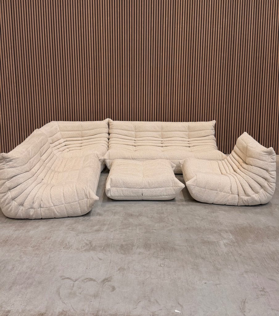 Ligne Roset Togo Modulaire Set | Beige Bouclé, Ophalen of Verzenden