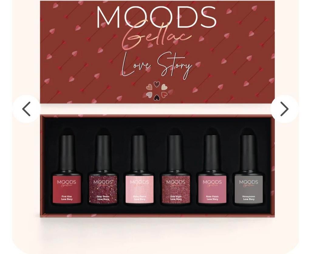 Nieuwe Moods Gellak Love Story Set - 6 kleuren, Ophalen of Verzenden