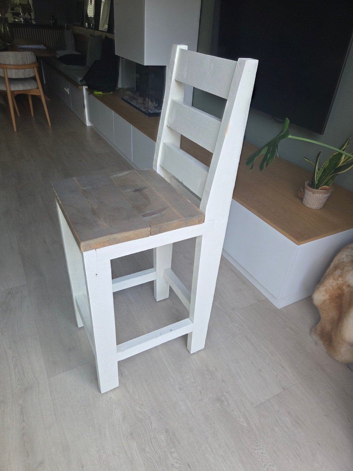 2 Robuuste barkrukken, Ophalen, Gebruikt, Met voetsteun, 60 tot 90 cm