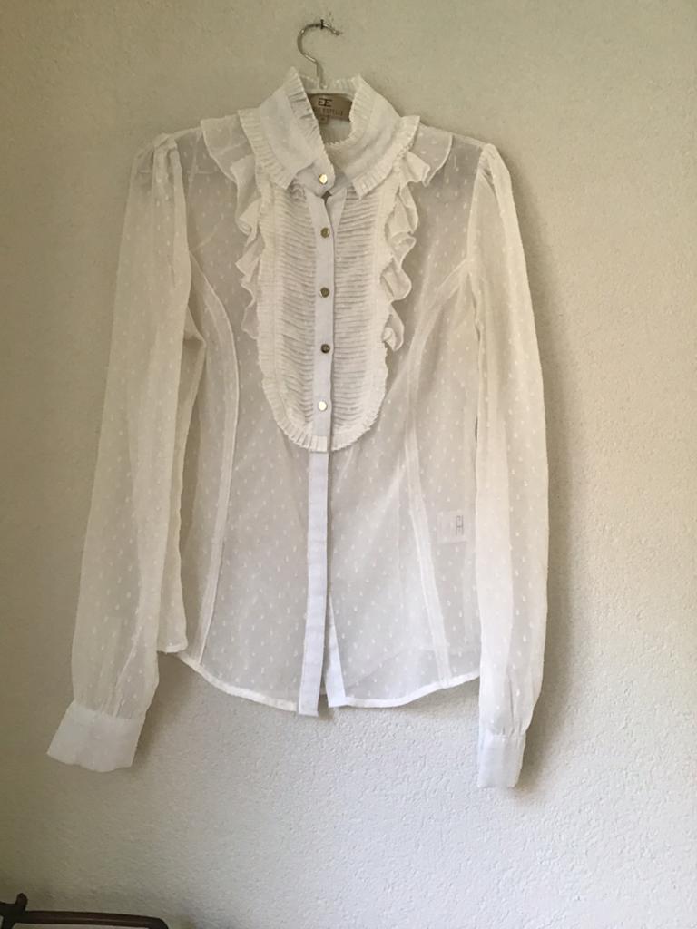 EE Goldie Estelle Blouse wit/crème maat M, Ophalen of Verzenden, Zo goed als nieuw, Maat 38/40 (M), Wit