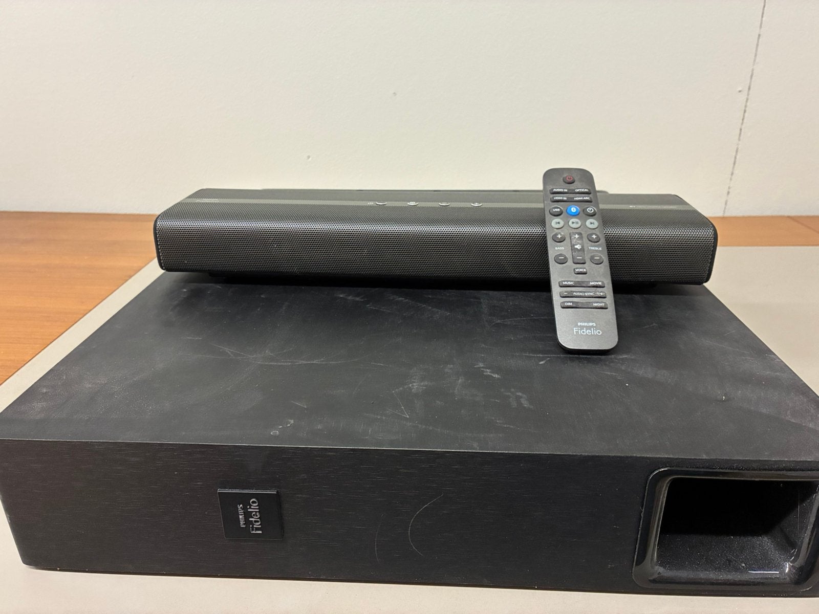 Philips Fidelio soundbar, Ophalen, Gebruikt