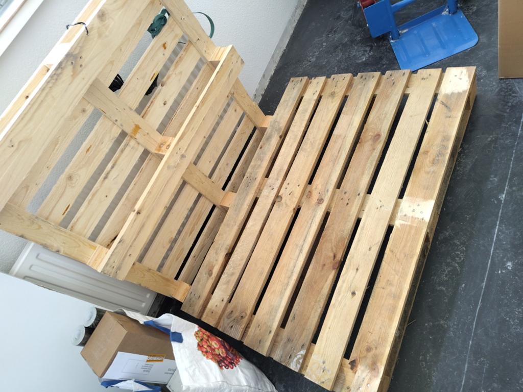 Gratis pallets, Ophalen, Hout, Minder dan 3 meter, 1 tot 2 meter