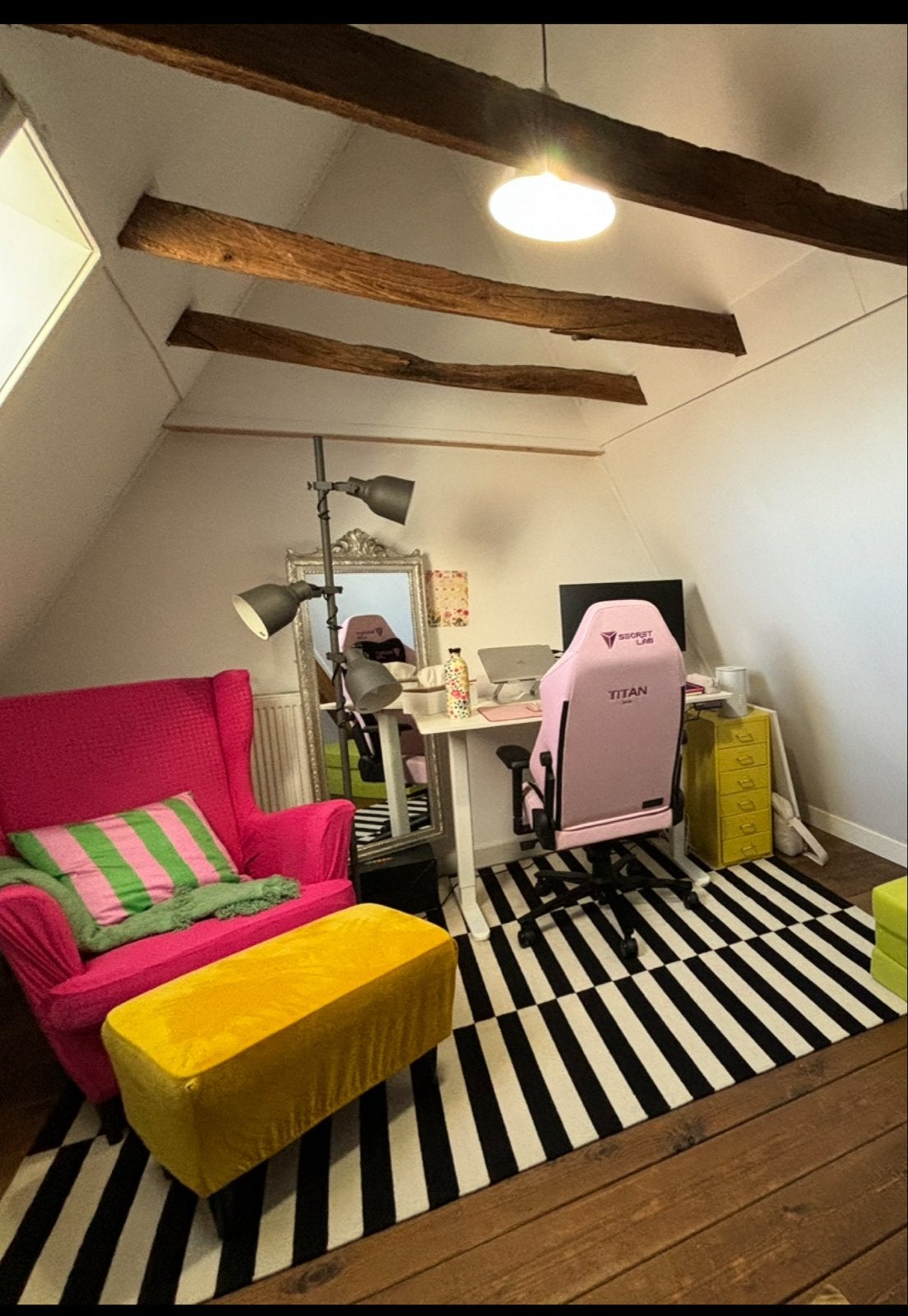 IKEA STOCKHOLM Vloerkleed Zwart/Wit Gestreept 170x240 cm, Zwart, 150 tot 200 cm, 200 cm of meer, Ophalen of Verzenden