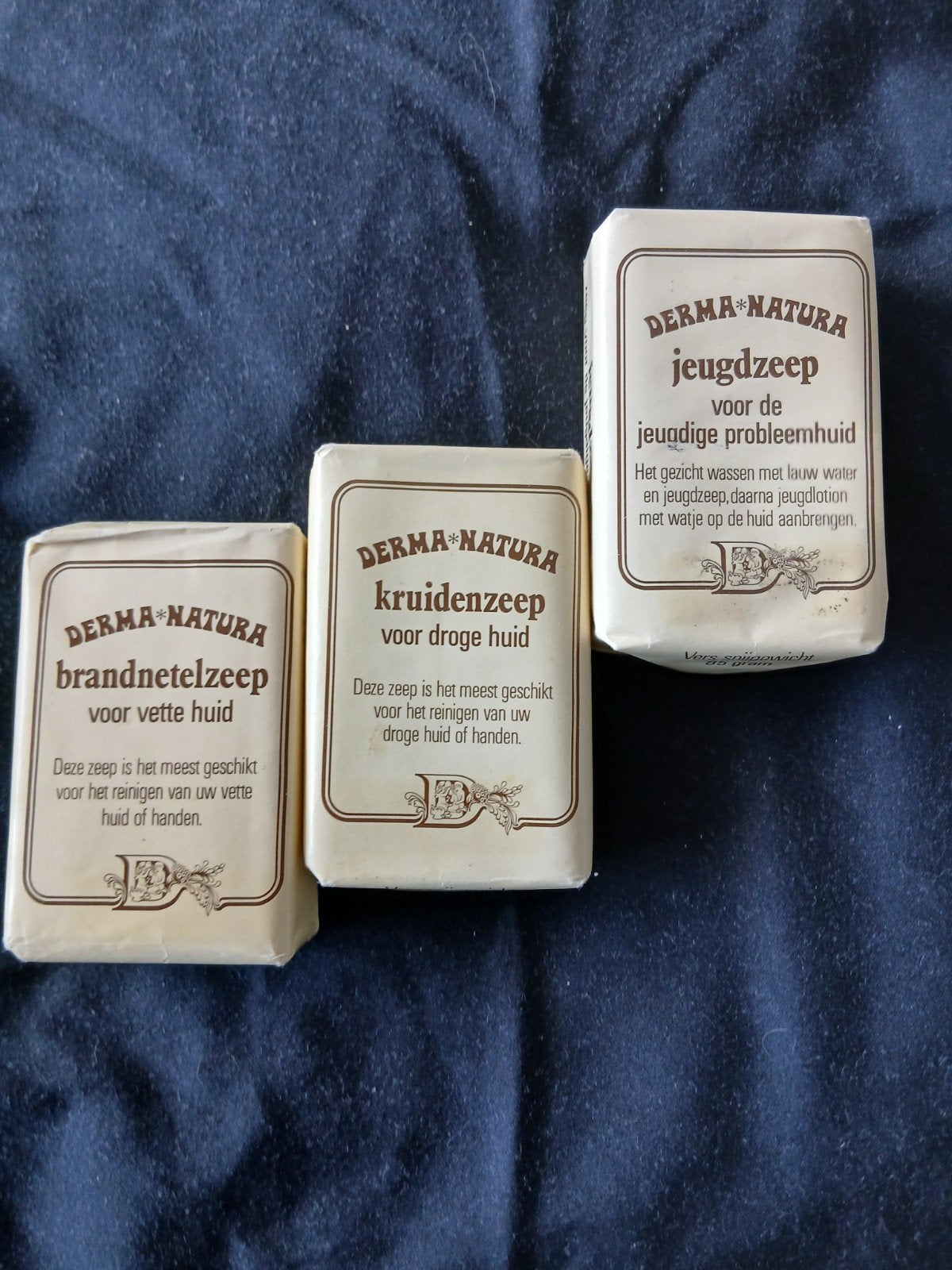 Dermatura Zeep: Brandnetel, Kruiden & Jeugdzeep (3 stuks), Ophalen of Verzenden