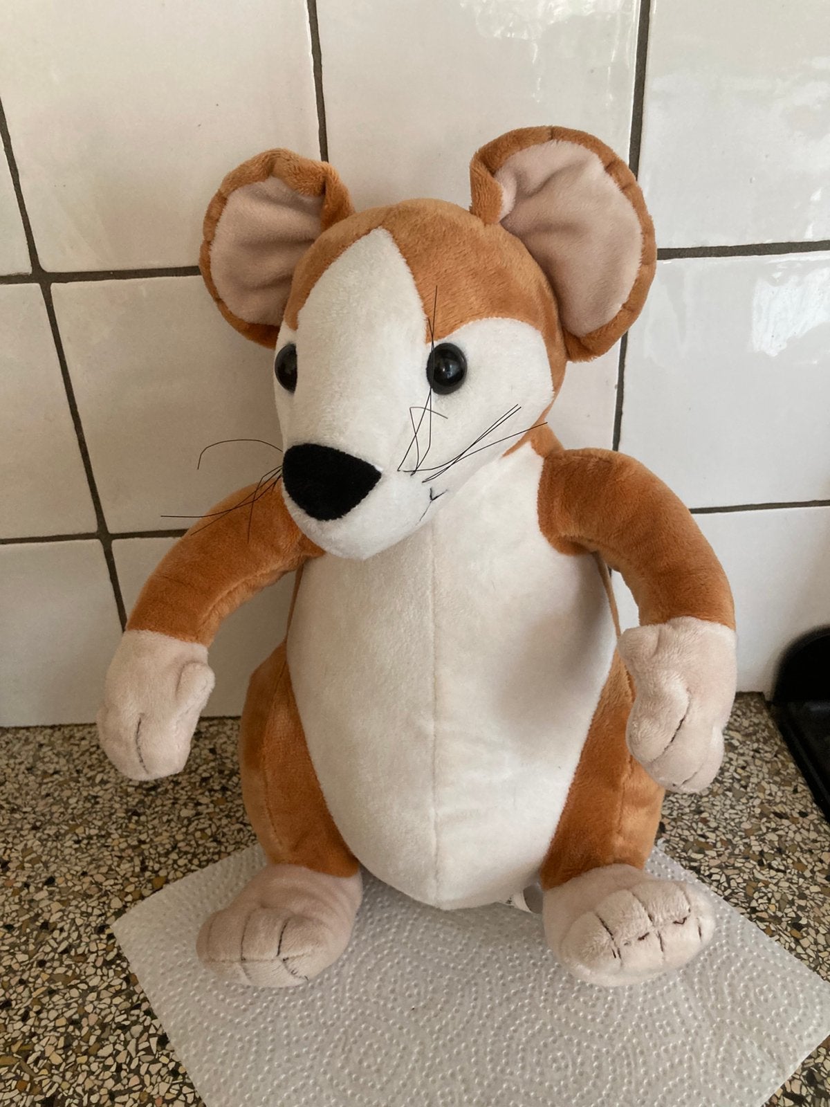 Grote knuffel muis, Kinderen en Baby's, Speelgoed | Knuffels en Pluche, Ophalen of Verzenden, Zo goed als nieuw, Overige typen