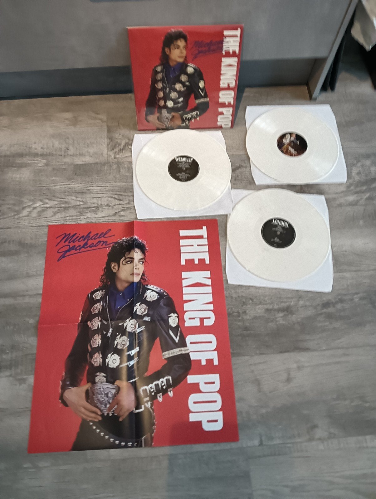 Michael Jackson - The King of Pop, 1980 - 1989, Zo goed als nieuw, 12 inch, Inclusief poster