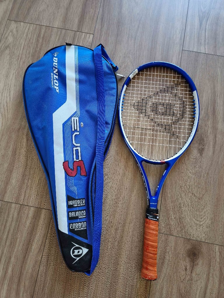 Tennis Racket - Dunlop, Gebruikt, L4, Ophalen of Verzenden, Racket