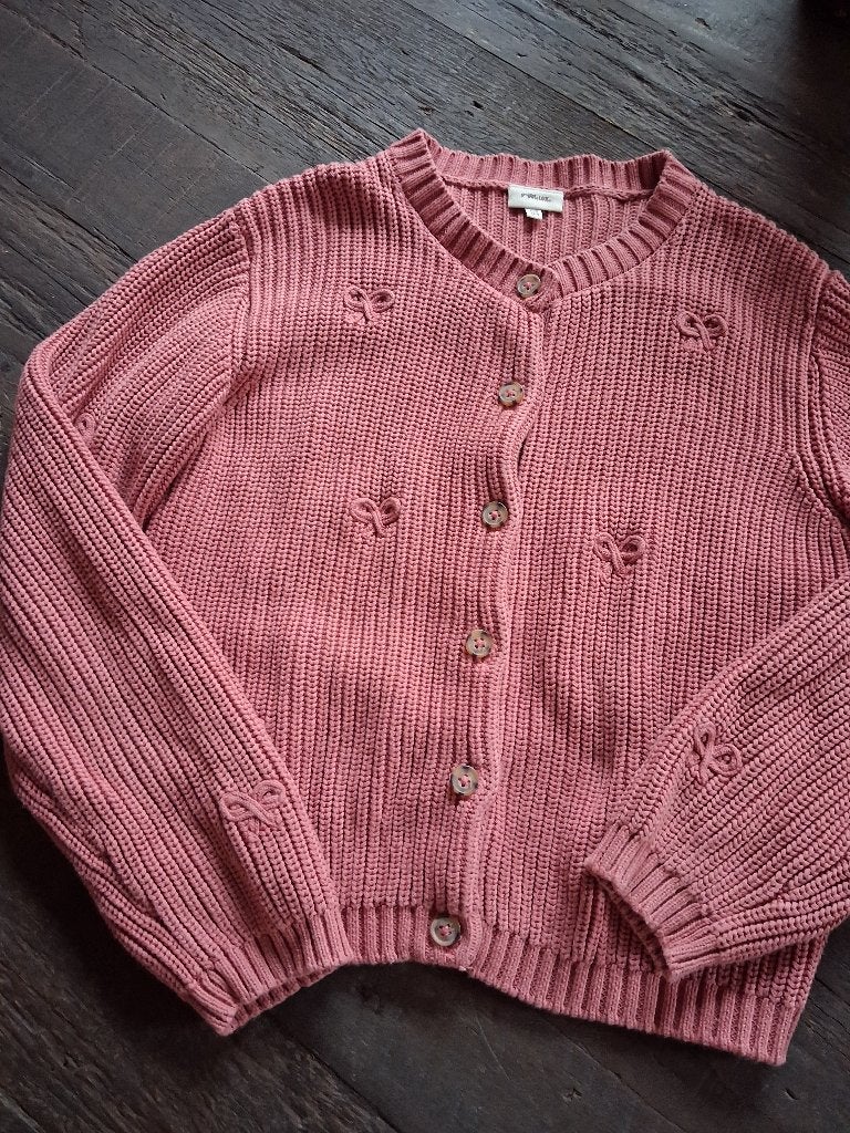 Nieuw pomp de lux vest met strikjes 158/164, Meisje, Trui of Vest, Nieuw, Ophalen of Verzenden