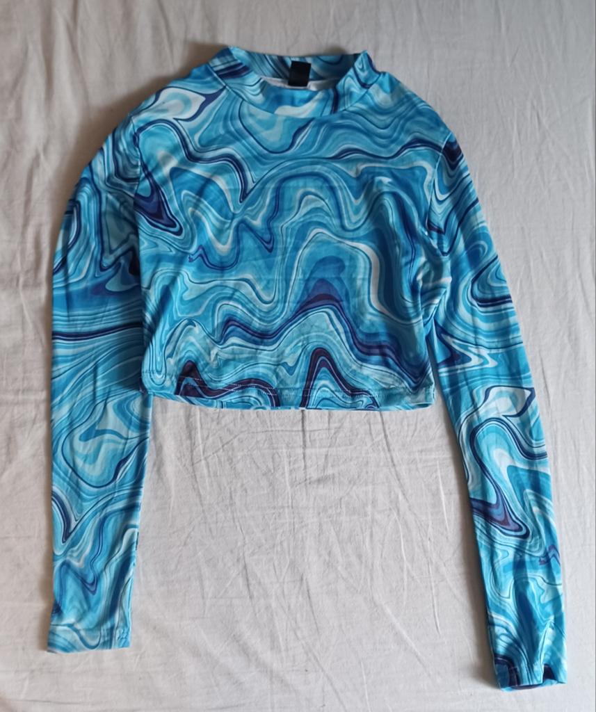 Crop Shirt maat XS 34, Kleding | Dames, Overige Dameskleding, Shein, Ophalen of Verzenden, Zo goed als nieuw