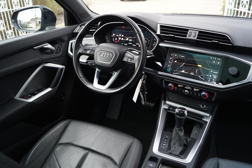 Audi Q3 40 TFSI Quattro Business Edition Autom Leder Panodak, Gebruikt, 1984 cc, Zwart, Bedrijf