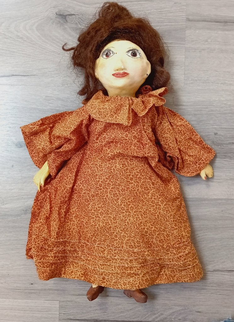 vintage pop porseleinen hoofd en handen, Verzamelen, Poppen, Verzenden, Zo goed als nieuw, Pop