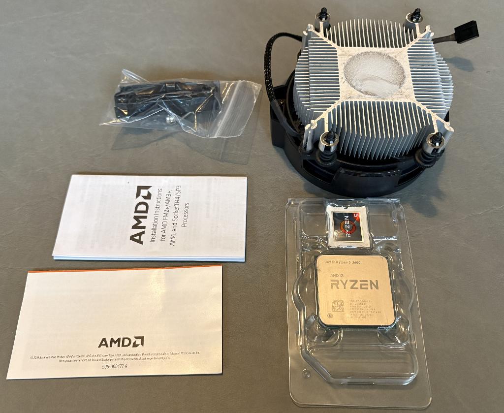 AMD Ryzen 5 3600 processor Boxed, Computers en Software, Processors, 6-core, Gebruikt, Socket AM4, 3 tot 4 Ghz