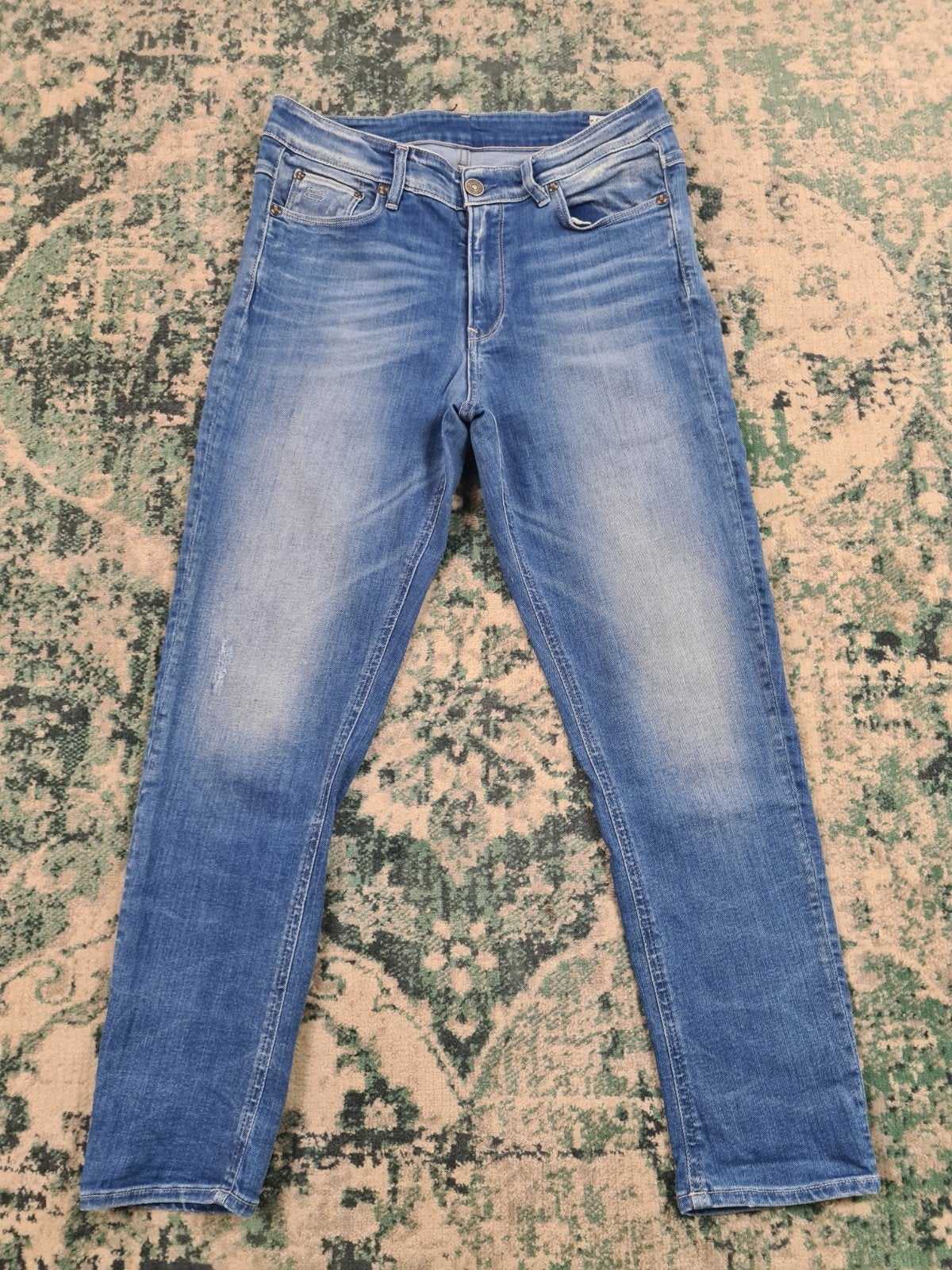 G-star 3301 Tapered W29 L30 Dames Tulsi2930 Blauw Low-rise, Blauw, Ophalen of Verzenden, W28 - W29 (confectie 36), G-STAR RAW