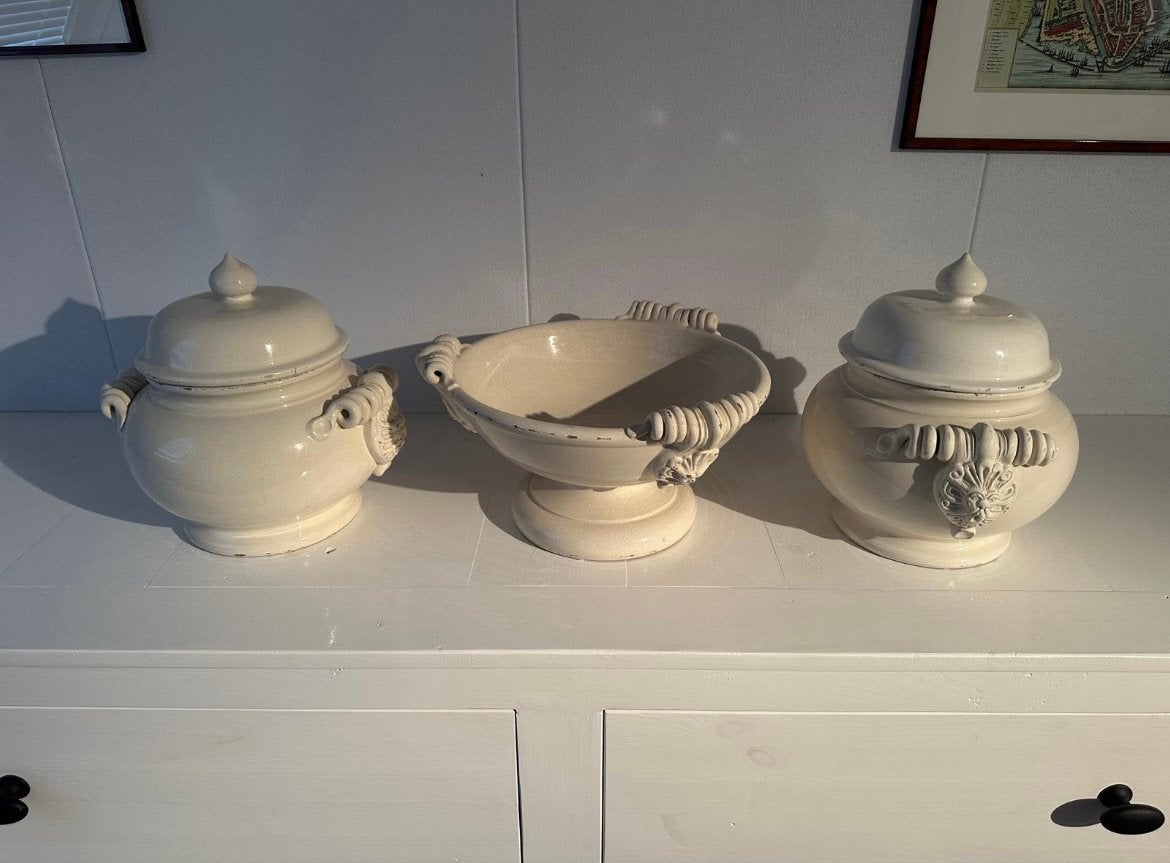 3 mooie schalen, Ophalen