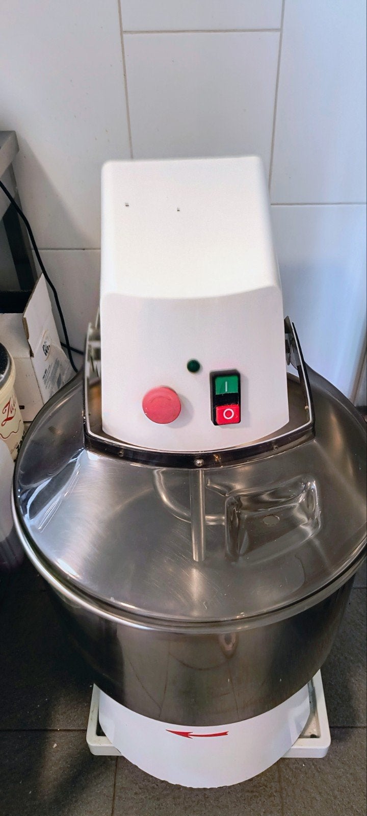 Prof. GAM spiraalmenger 30 liter | 400V | Horeca / Pizzeria, 4 liter of meer, Ophalen, Gebruikt, 1 snelheid