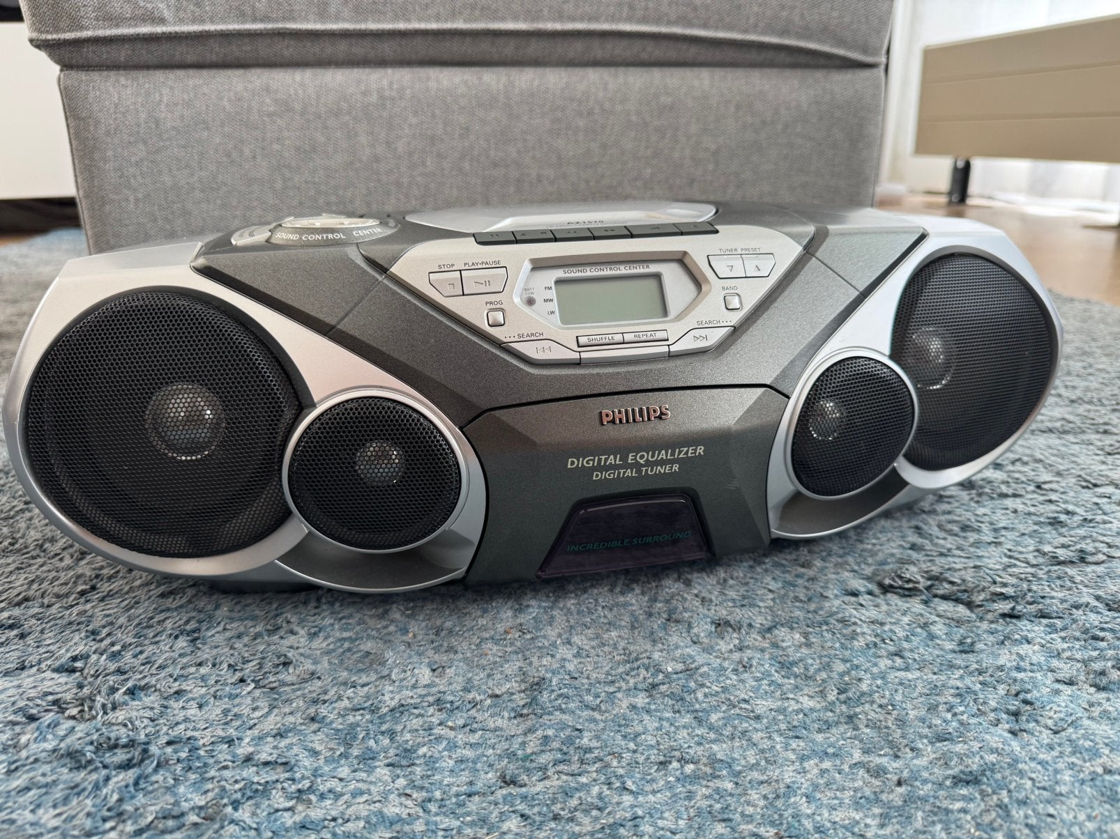 Philips AZ1570 Radio - Vintage 2000s, Audio, Tv en Foto, Radio's, Ophalen, Gebruikt, Radio, Met cd-speler
