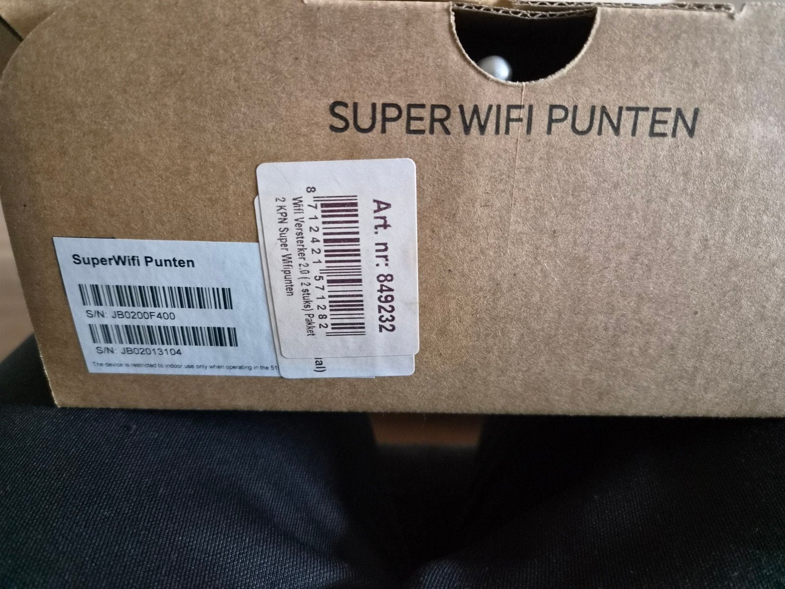 Witte KPN SuperWifi Punten - Wifi Versterker 2.0 (2 stuks), Ophalen, Zo goed als nieuw, KPN