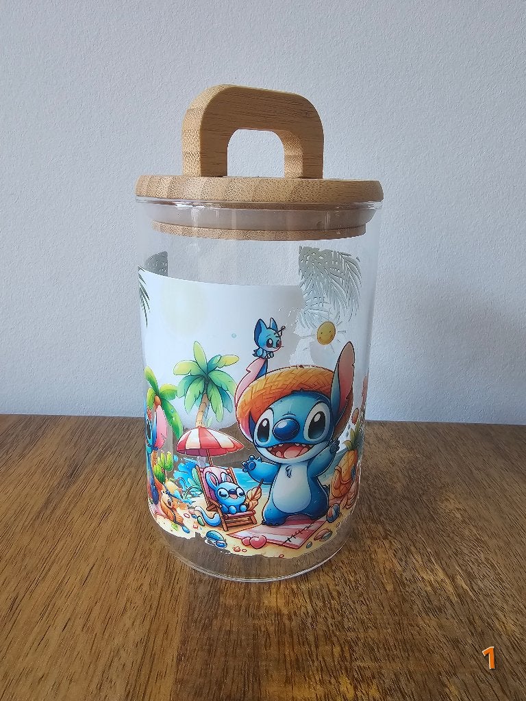 Cashstuffing spaarpot voorraadpot snoeppot stitch, Ophalen of Verzenden, Nieuw, Overige materialen, Dier