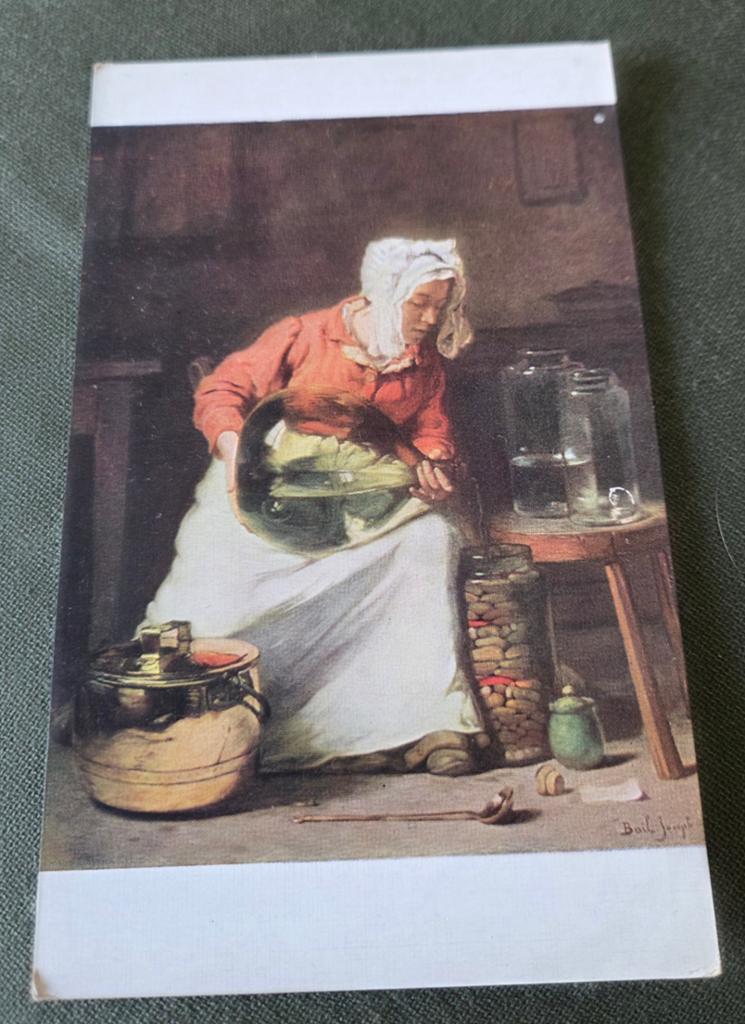 De Huisvrouw - Joseph Bail 1897, Verzenden, Voor 1920, Ongelopen, Overige thema's