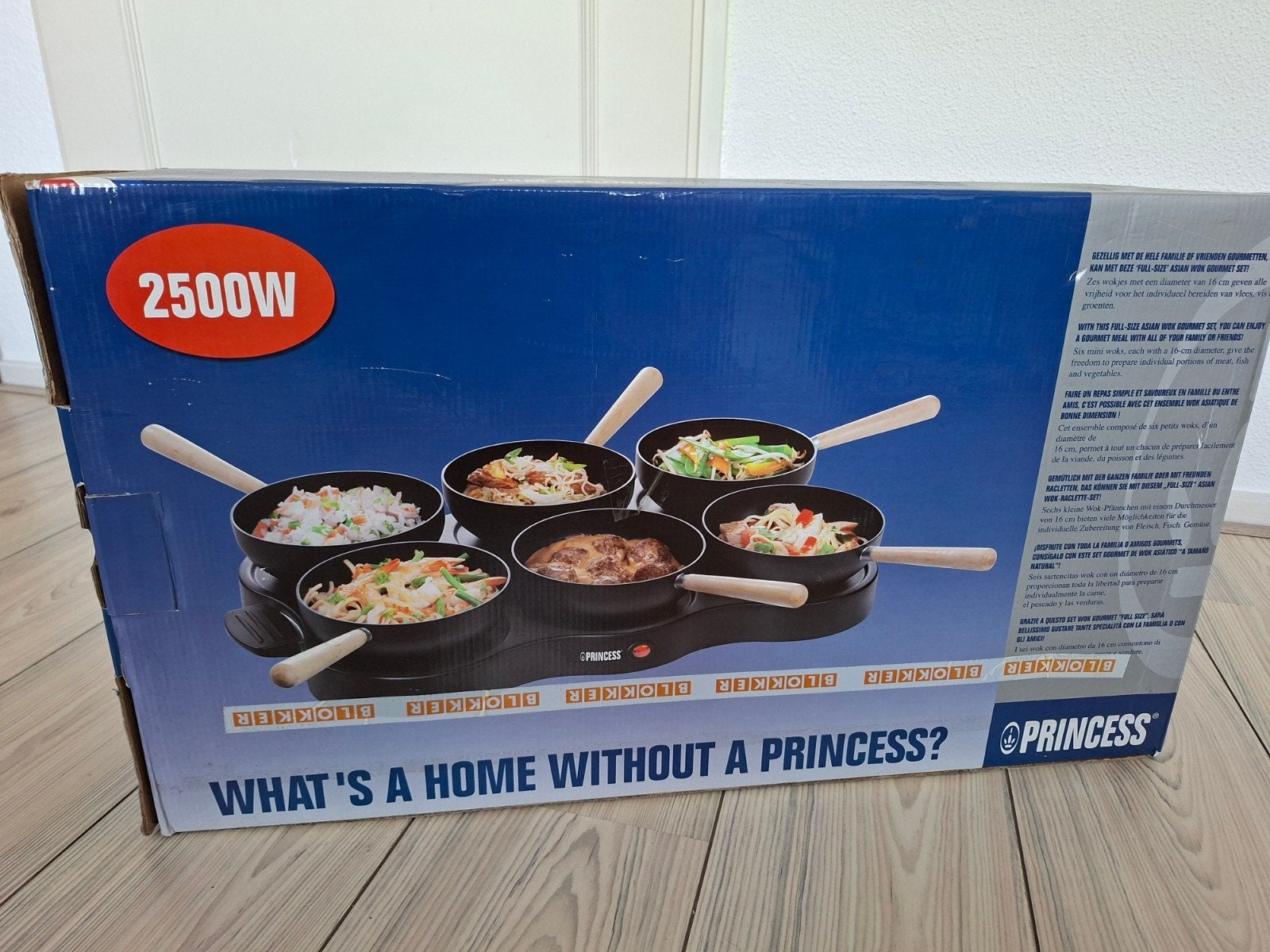 Princess Aziatische Gourmetset - 2500W, Ophalen, Zwart, Metaal, Overige typen