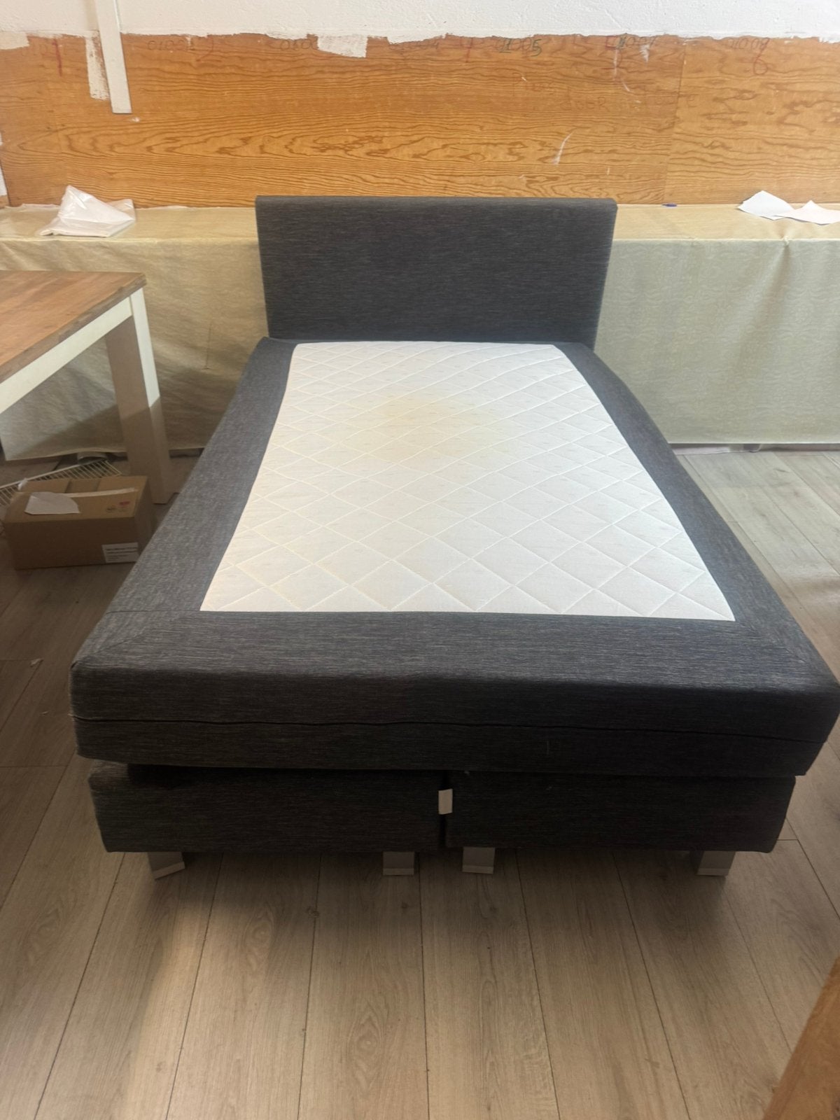 Boxspring 120/200 bezorgen is mogelijk, Ophalen of Verzenden, Zo goed als nieuw