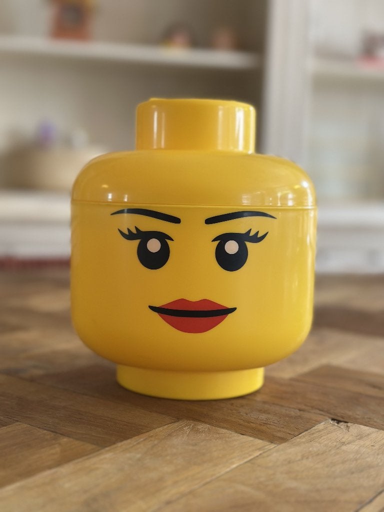 LEGO Storage Head – meisje (kleine maat) | 9 stuks, Overige thema's, Lego, Accessoire, Ophalen of Verzenden