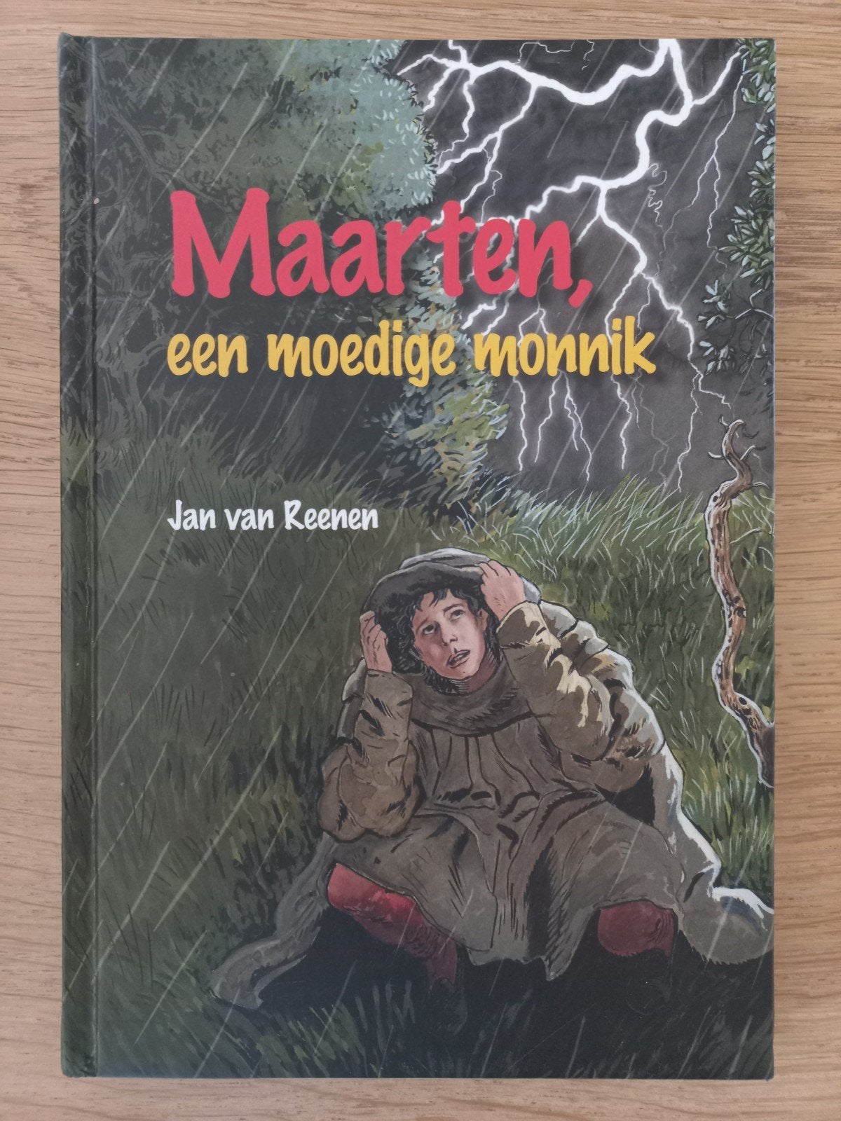 Maarten, de moedige monnik, Jan van Reenen, chr ZGAN, Boeken, Ophalen of Verzenden, Zo goed als nieuw