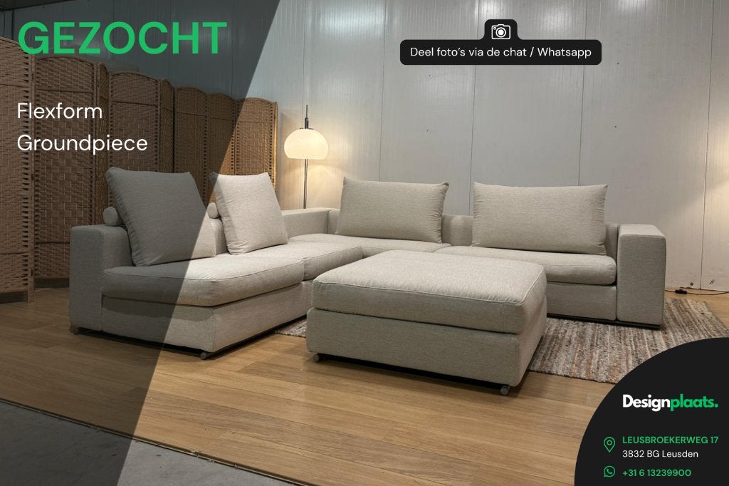 GEZOCHT: Flexform Groundpiece - Directe Inkoop
