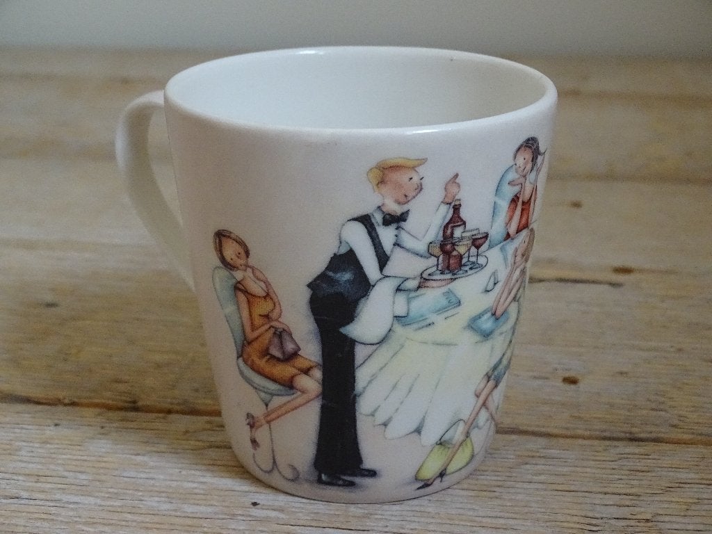7x Mok,  Pimpernel DISH OF THE DAY, zo goed als nieuw, Huis en Inrichting, Overige merken, Zo goed als nieuw, Overige stijlen