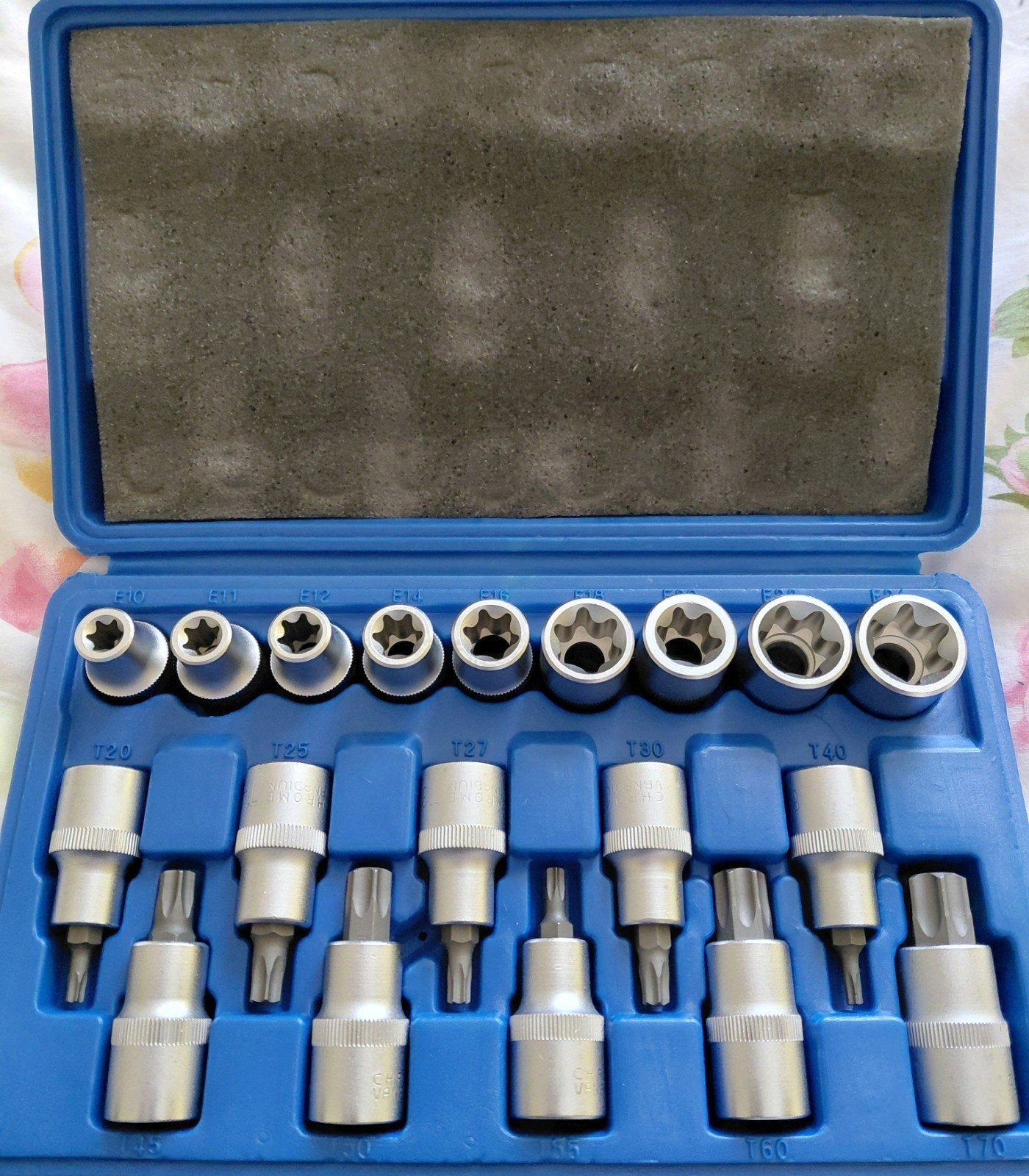 Torx bit dop set - 23 delig - Doppenset - Bittenset - ASTA, Ophalen