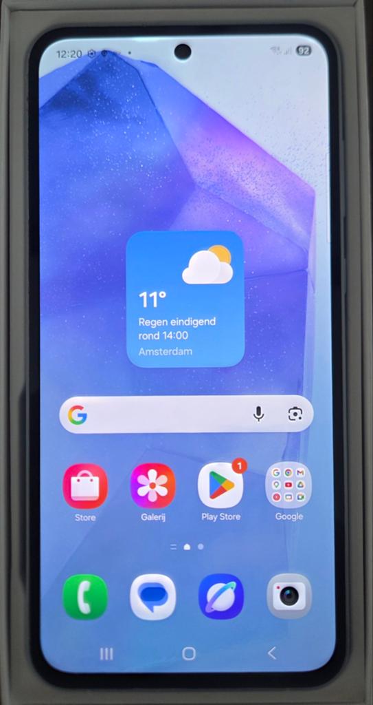 Samsung Galaxy A55 5G 256GB WIT- Zo goed als nieuw, Telecommunicatie, Mobiele telefoons | Samsung, Wit, Touchscreen, Ophalen of Verzenden