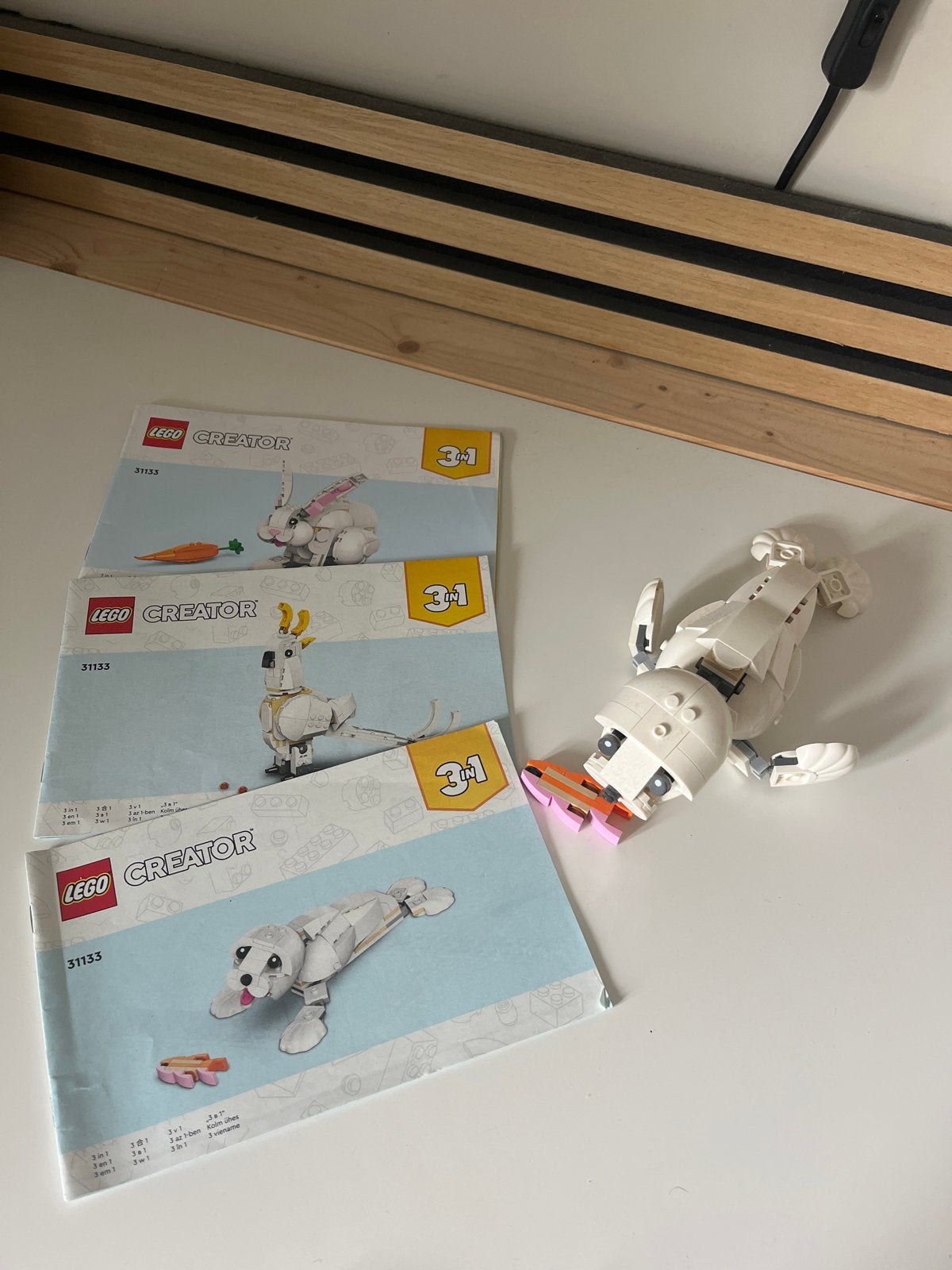 Lego Creator 3in1 Konijn (31133) met instructies, Ophalen, Zo goed als nieuw, Lego