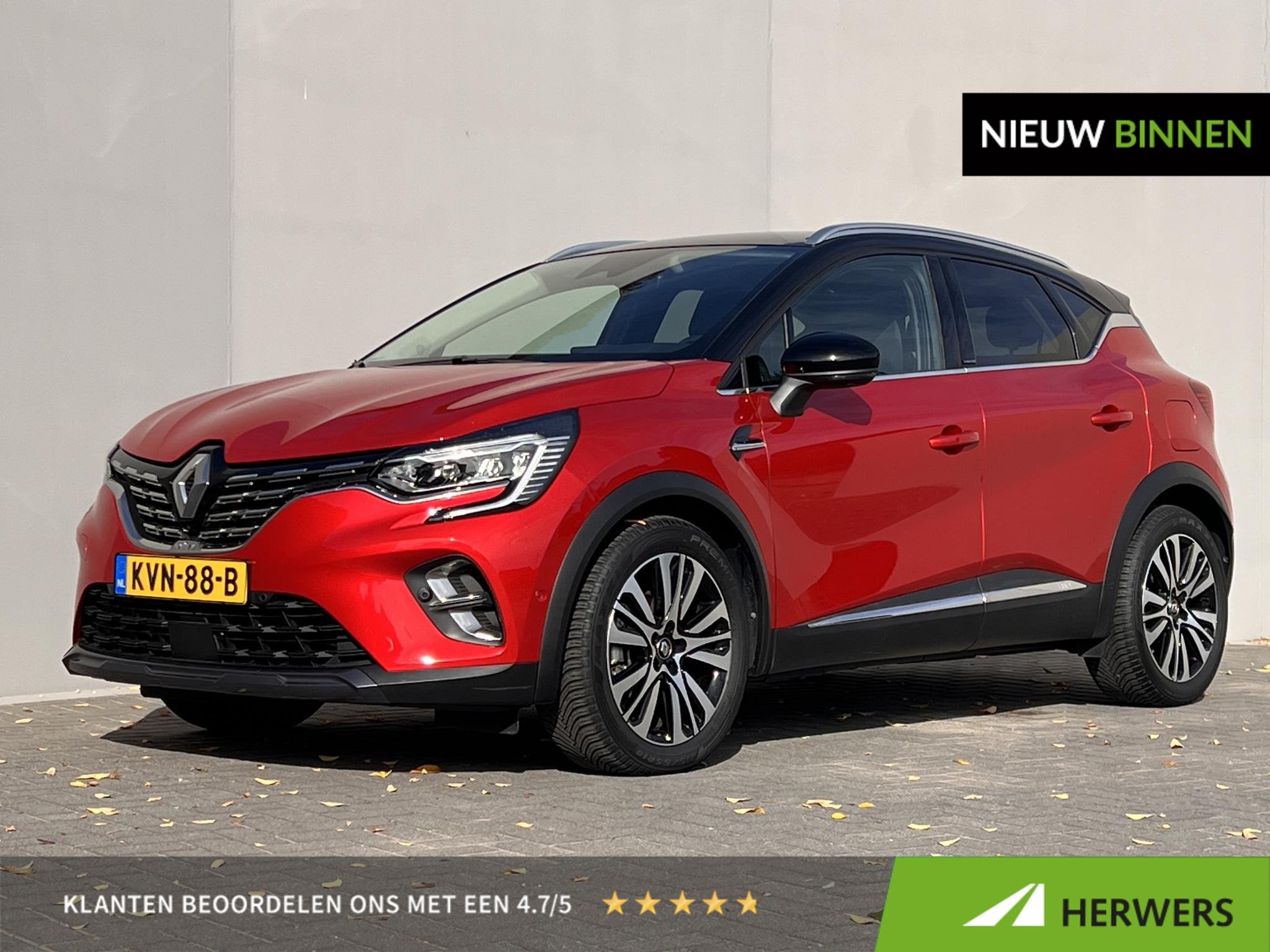 Renault Captur 1.6 E-Tech Plug-in Hybrid 160 Initiale Paris, Auto's, Dealer onderhouden, Gebruikt, 4 cilinders, Bedrijf