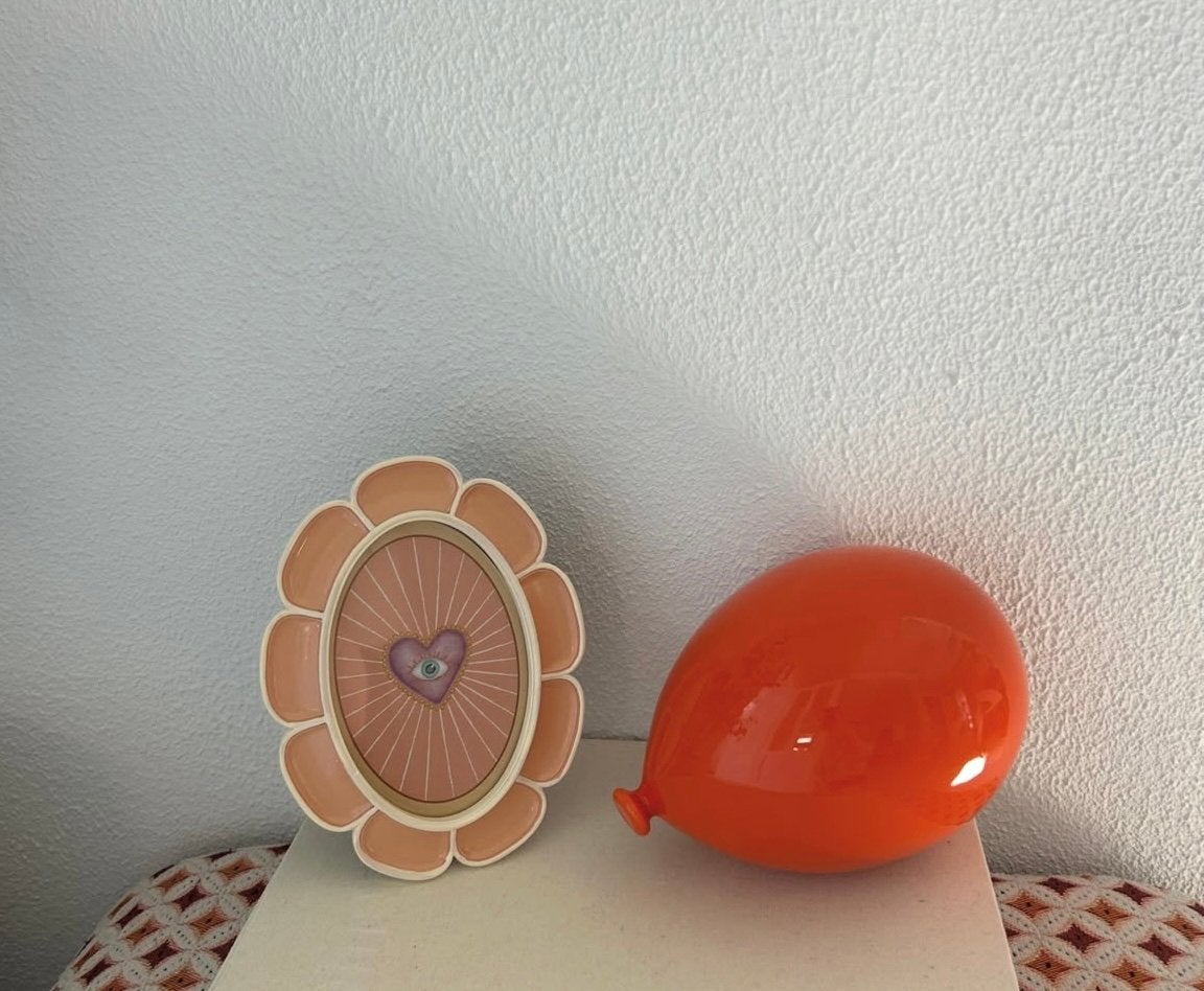 Oranje ballon, Ophalen of Verzenden, Zo goed als nieuw, Overige materialen, Overige merken