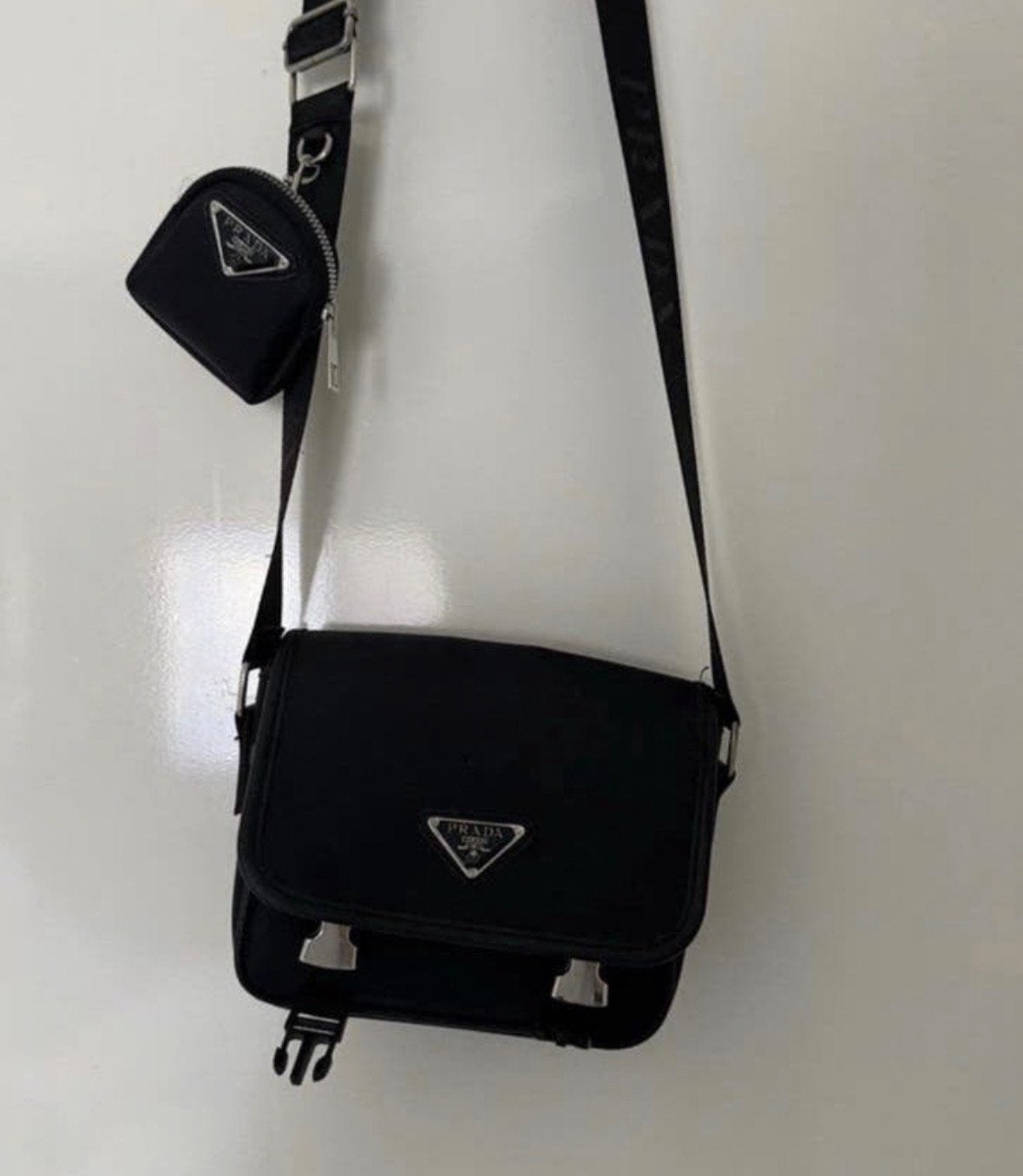 Prada heren tas - Zwart - Uitstekende staat, Verzenden, Zo goed als nieuw