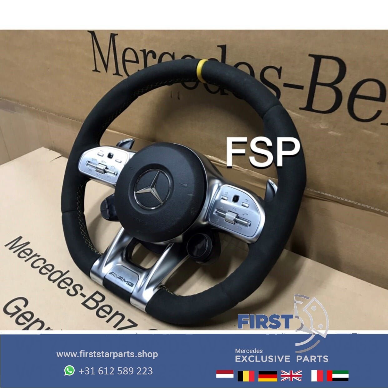 2021 AMG STUUR + AIRBAG W177 W118 W205 W213 W253 W223 W468 W, Auto-onderdelen, Gebruikt, -, Ophalen of Verzenden, -
