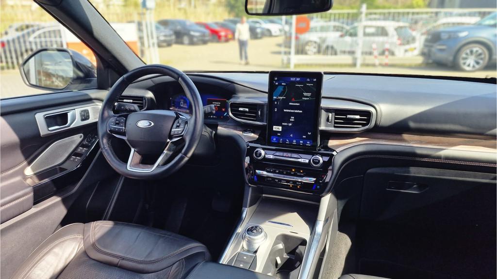 Ford Explorer 3.0 V6 PHEV PLATINUM |PANO|BTW|360CAM|B&O|DEAL, Auto's, Ford, Zwart, Wit, Bedrijf, 2956 cc