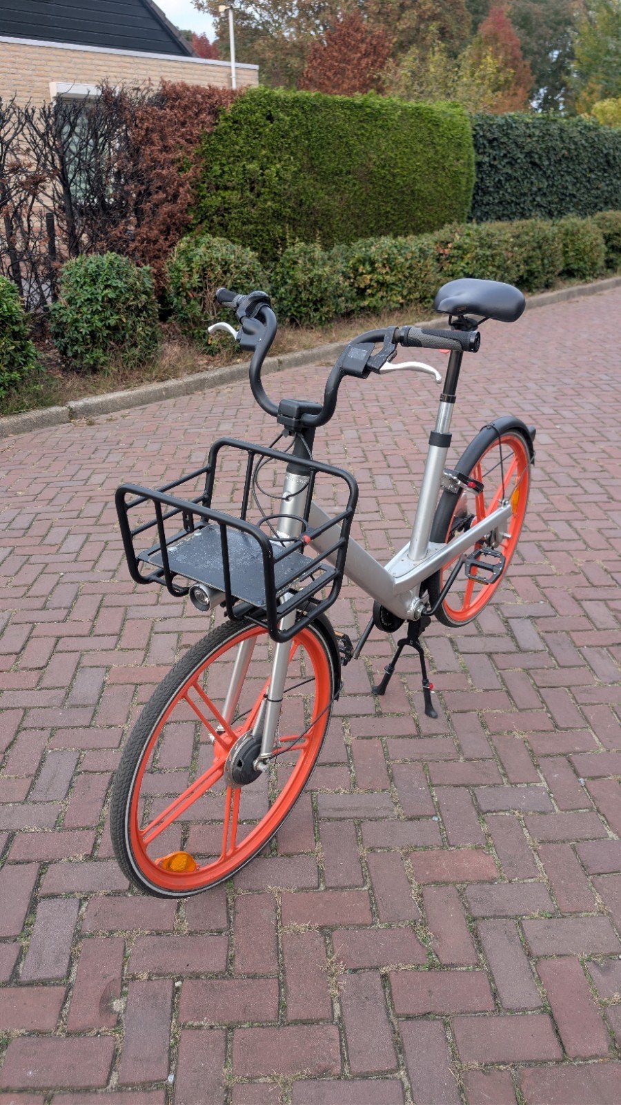 Onbreekbare fiets met massieve wielen, gerenoveerd, Trommelrem, Ophalen, Overige merken, 53 tot 56 cm