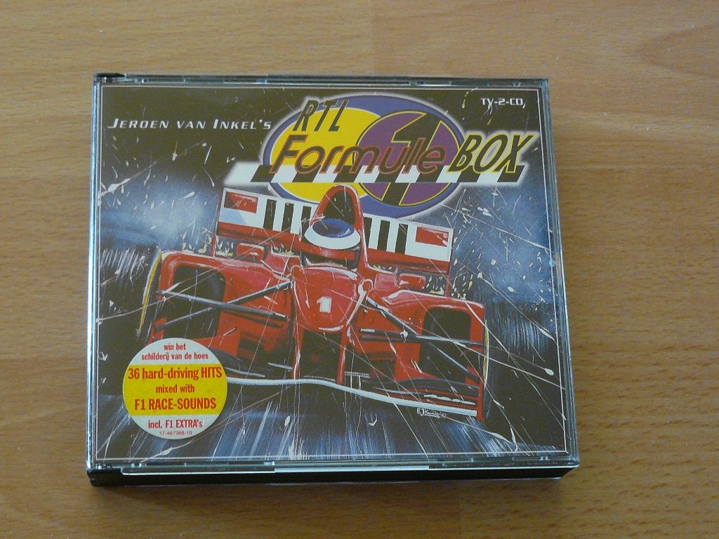 2 CD box Jeroen van Inkel's Formule 1 box, Cd's en Dvd's, Verzenden, Gebruikt, Pop