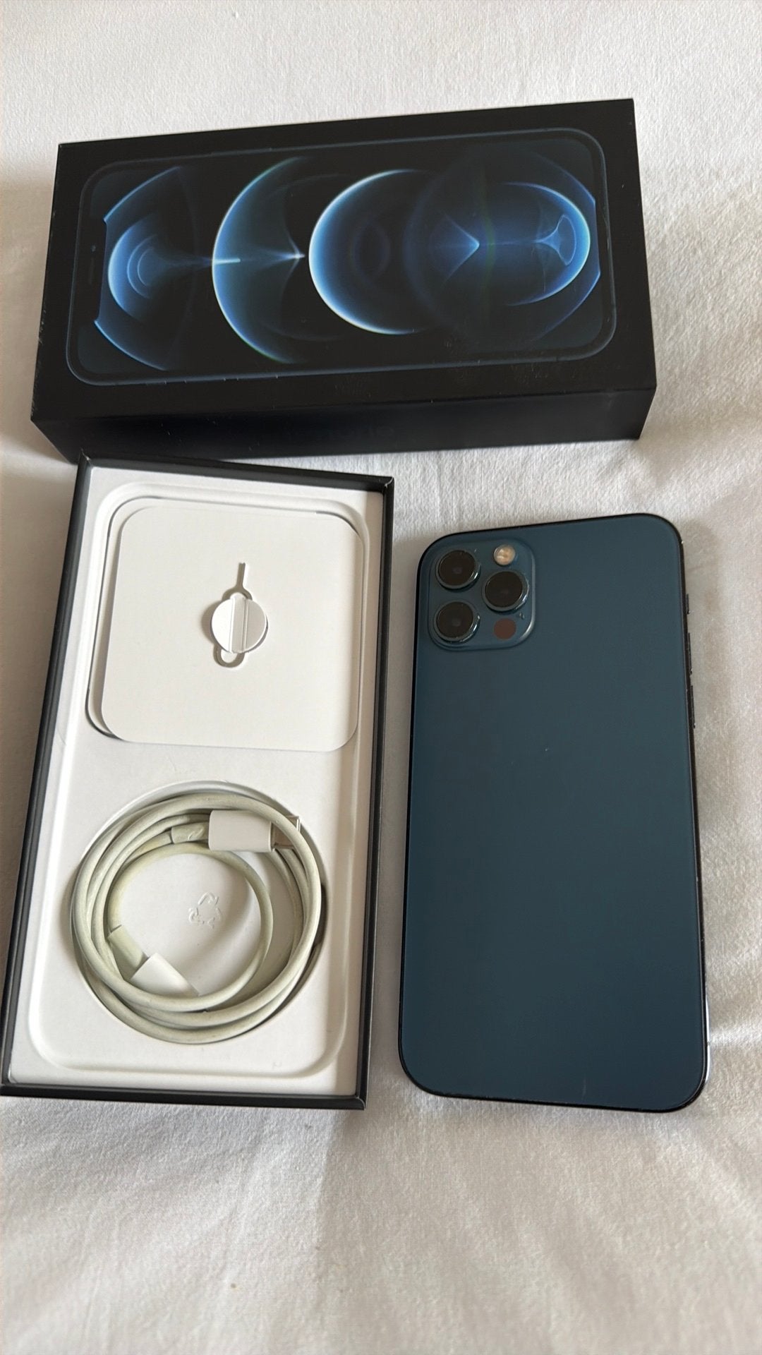 Iphone 12 pro 256mb, Telecommunicatie, Blauw, IPhone 12 Pro, Zo goed als nieuw, Zonder simlock