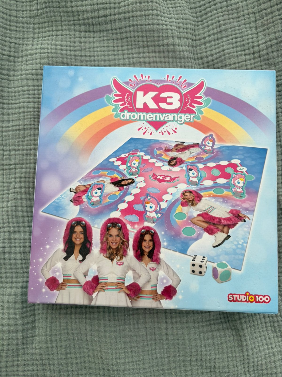 K3 dromenvanger spel compleet, Drie of vier spelers, Ophalen of Verzenden, Zo goed als nieuw