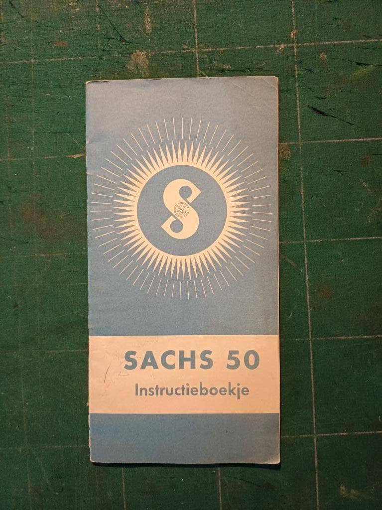 SACHS 50 handleiding instructieboekje NL, Ophalen of Verzenden, Zo goed als nieuw