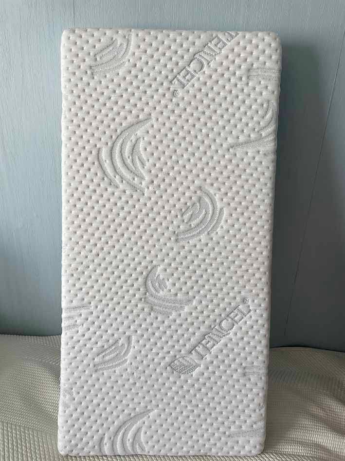 Baby Matras Puck Koudschuim Tencel Matras 40 x 80 x 10 cm, Ophalen of Verzenden, Zo goed als nieuw, Ledikant