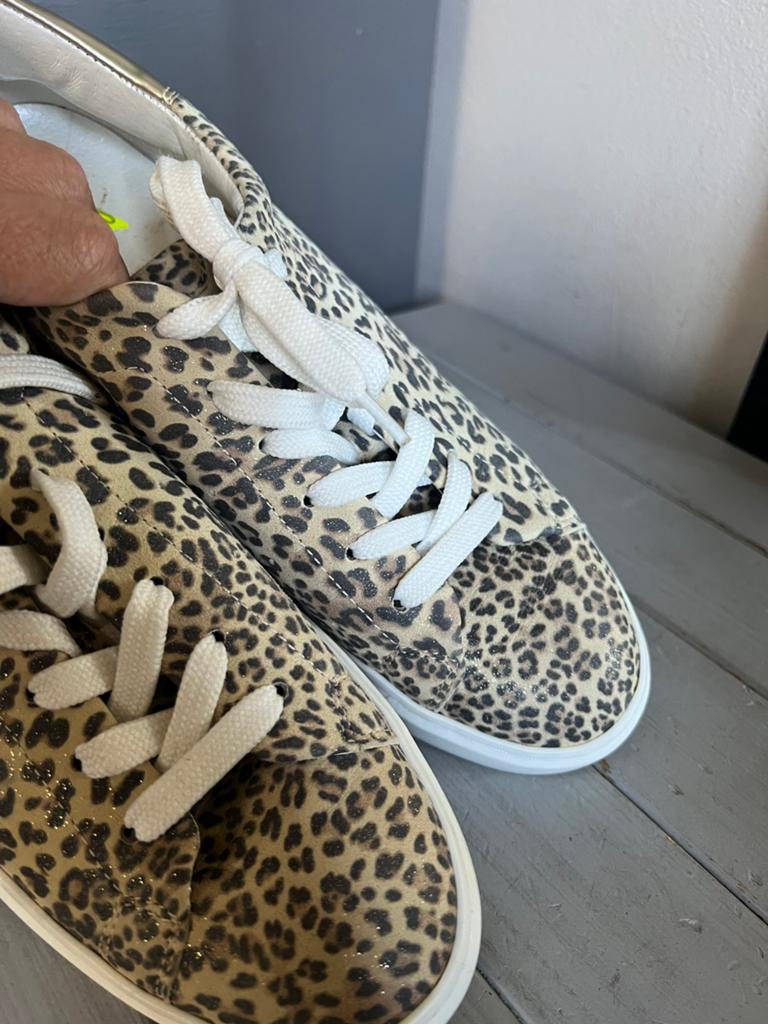 Hip Style sneakers gympen maat 41 luipaardprint, Ophalen of Verzenden, Zo goed als nieuw, Sneakers of Gympen