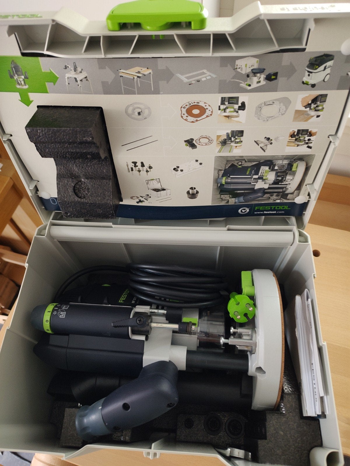 Festool OF 2200 EB-plus, Ophalen, Nieuw, Bovenfrees, Festool