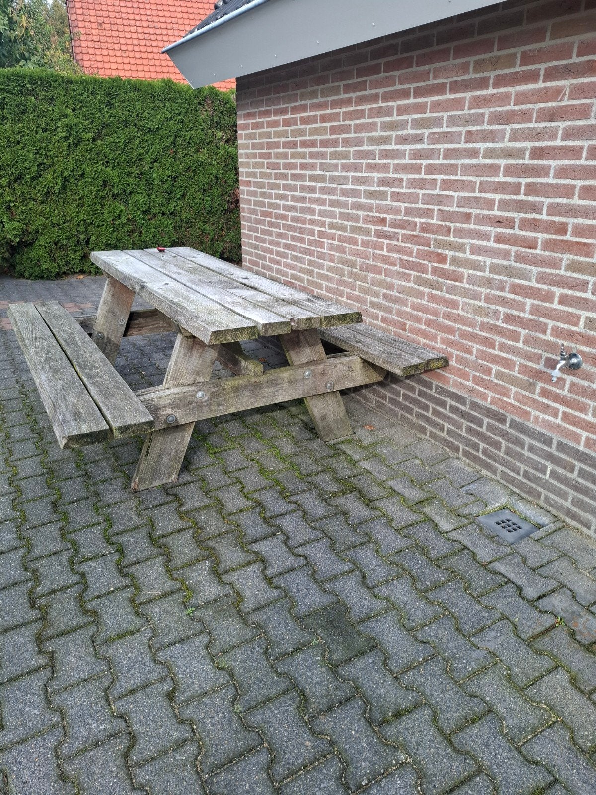 Gratis picknicktafel, Ophalen