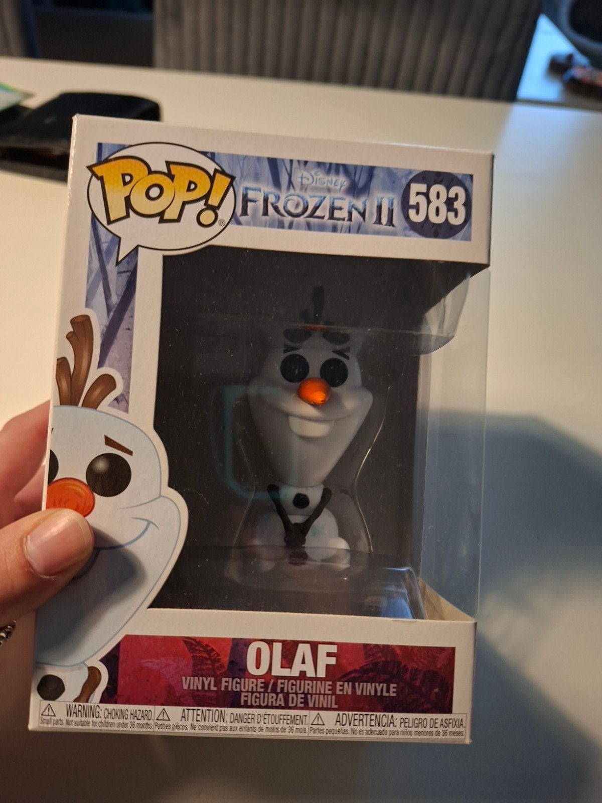 Funko pop frozen Olaf #583, Ophalen of Verzenden, Zo goed als nieuw