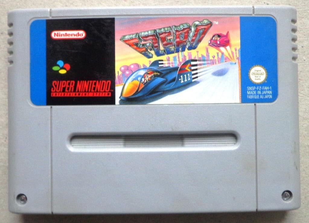 F-Zero voor de Europese Super Nintendo, Spelcomputers en Games, Games | Nintendo Super NES, Gebruikt, 1 speler, Racen en Vliegen