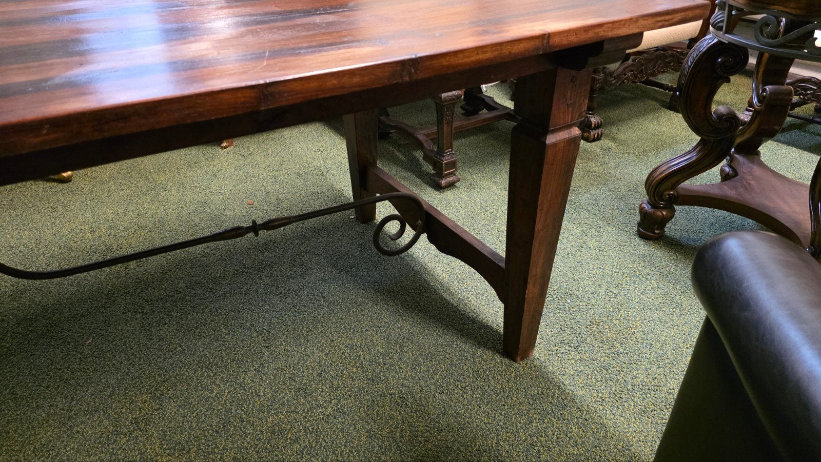 Antieke Spaanse eetkamertafel 2,20 lang, Ophalen
